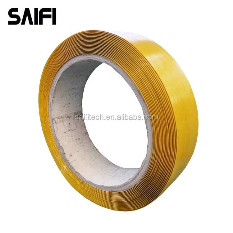 Бесплатный образец, цветная пластиковая упаковка, ленточная обвязка, ленточный рулон ПЭТ для машины для облицовки бумаги