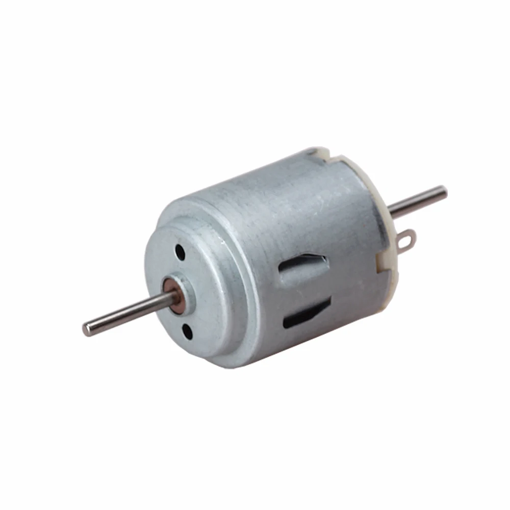 Competitive Price 1.5V 10000/20000rpm SW-DM355 dual shaft dc motor