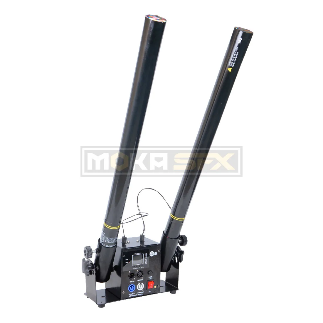 Two-Head Electric Streamer Cannon Launcher DMX Confetti Shot MK-CN03 for Concert Wedding Event Equipment DJ Party Nightclub