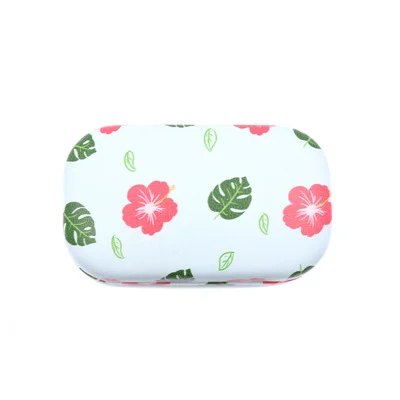 Rectangle Fashion Marble Contact Lens Case Portable Contact Lenses Case Box Kit with Mirror