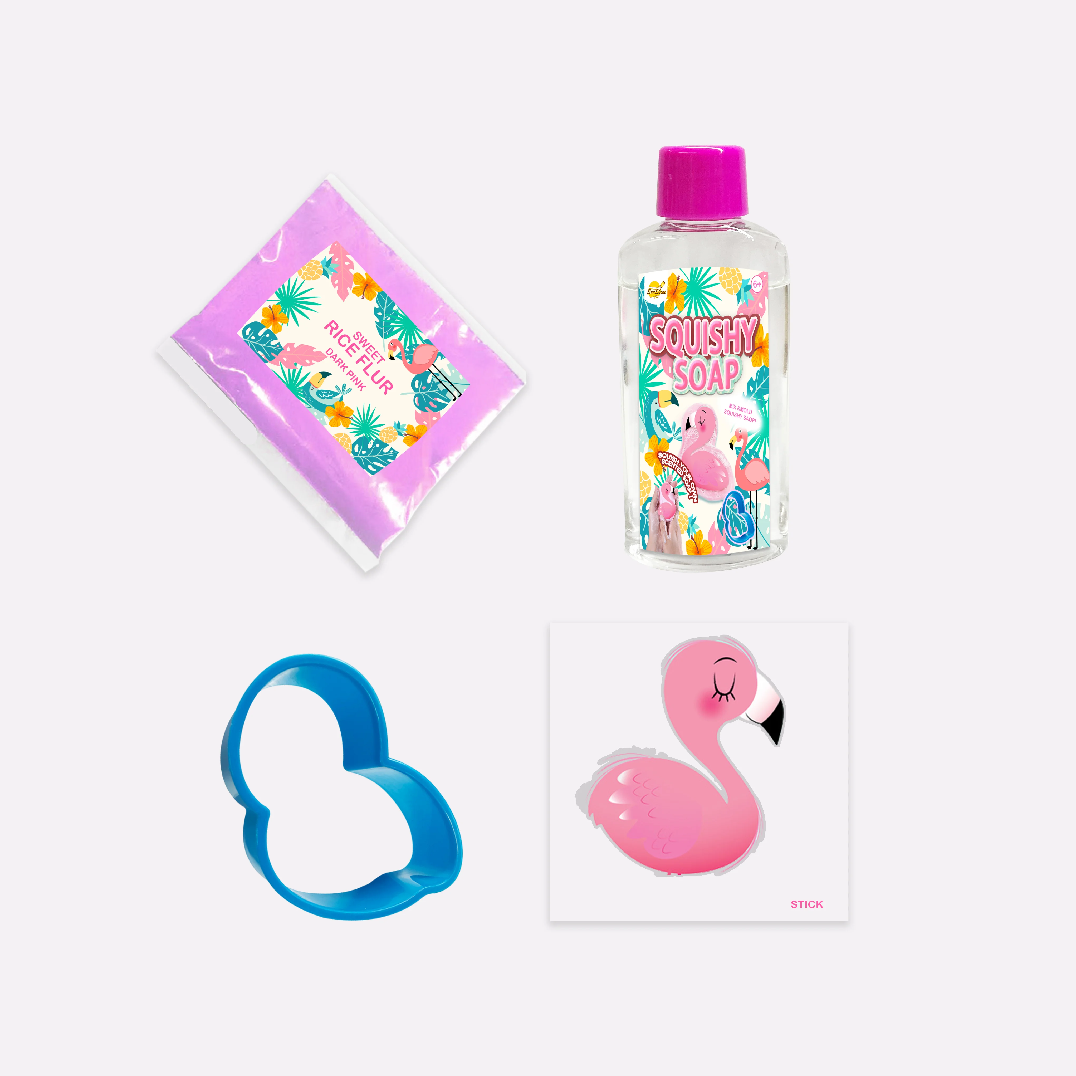 2024 Accept Custom Educational  Foam Soap Molds Diy Making Kit Handmade Toys  Kids Foam Soap Set