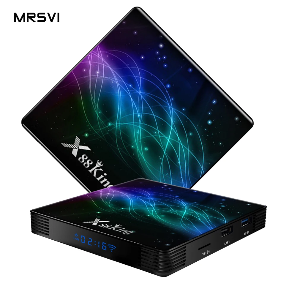 X88 king hexa core android 9 ТВ-приставка 2,4G /5G двухдиапазонный Wifi 4 Гб 128 ГБ ТВ-приставка x88 king для ТВ