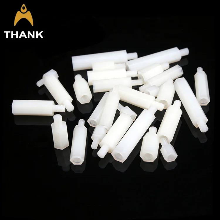 male to female square hex plastic pcb nylon spacers M2 M3 M4 M5 PCB standoff insulators