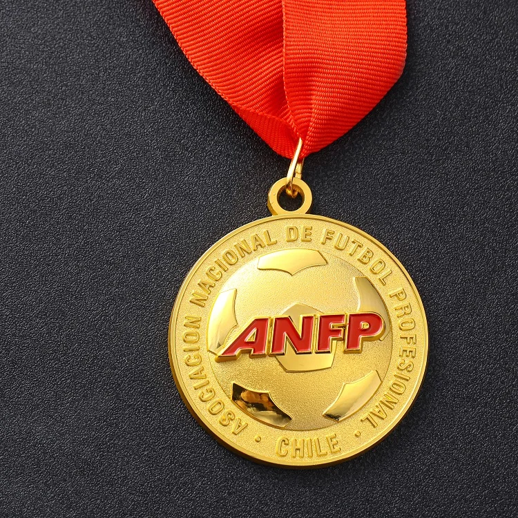 20 Years Factory sale 3d gold baseball basketball soccer trophies and medals Sports race commemorate medal with laser logo