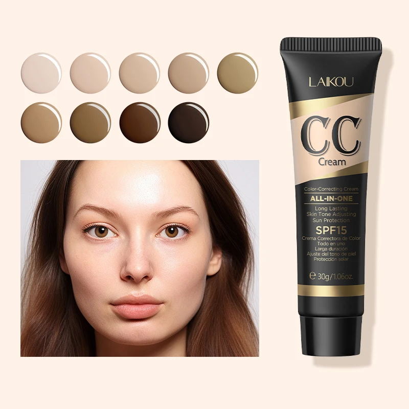Adult Female Natural Mineral Makeup Cream CC Cream Beauty Products Centella Asiatica Concealer Liquid Foundation Main Pearl Face