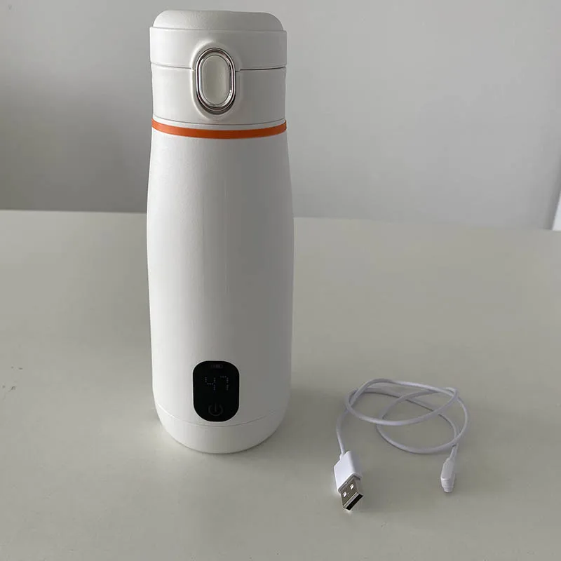 4400 mah long time constant temperature portable stainless steel 350 ml milk warmer modulator