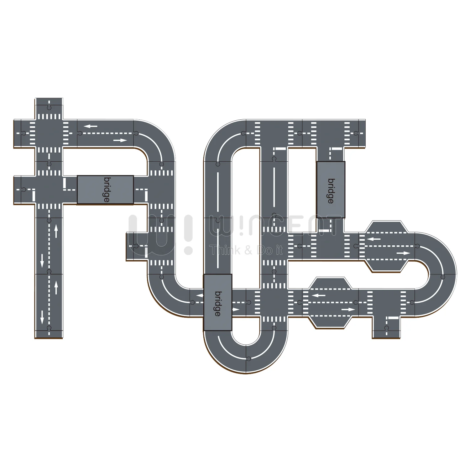 Race Track Toy Car Slot Car Race Track Sets DIY Educational Assemble Wooden Children Toys