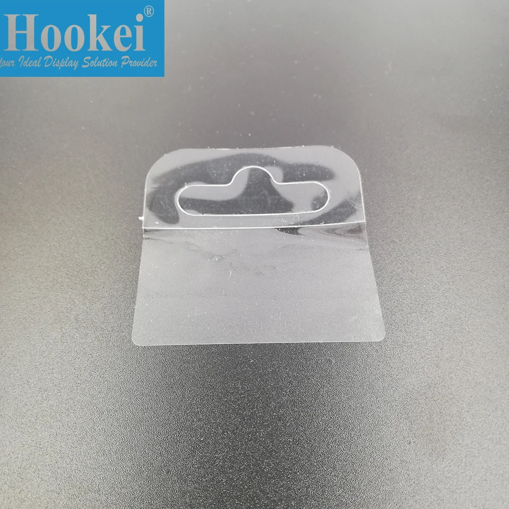 custom display euro hole adhesive plastic hang tabs