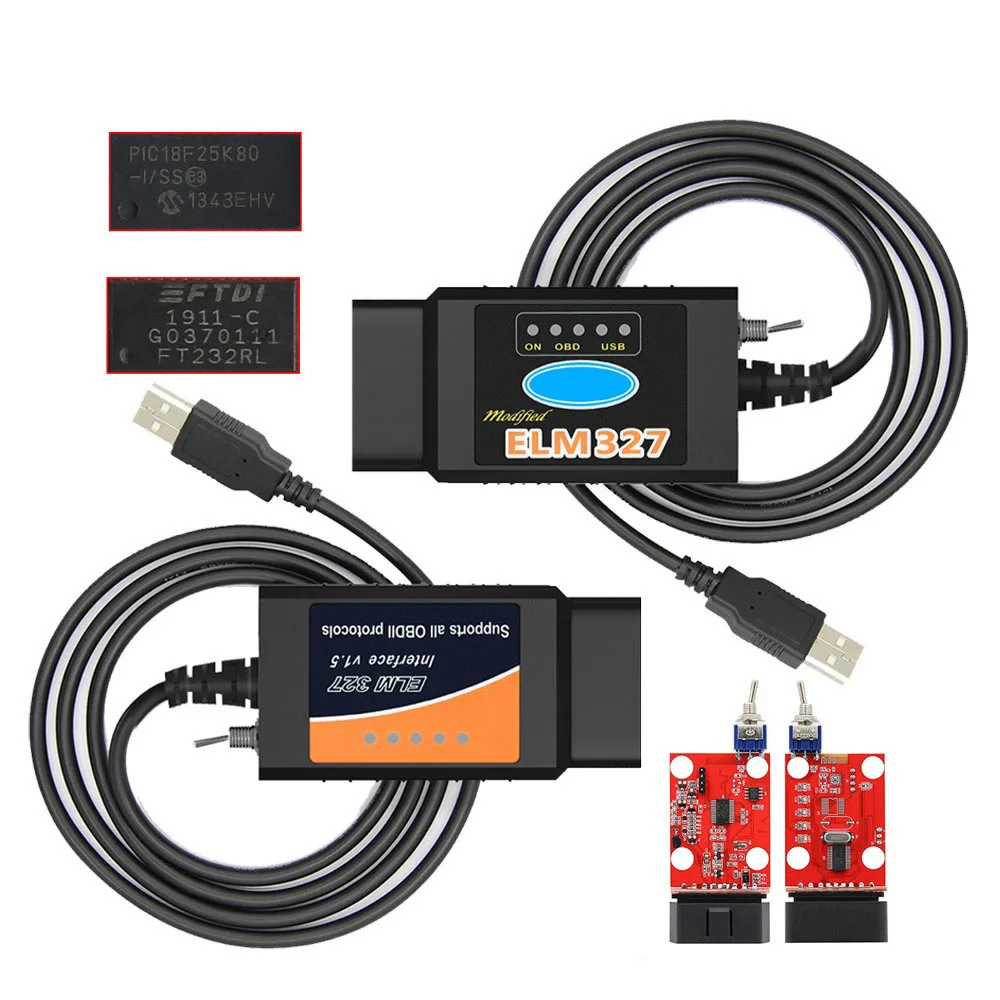 USB 25K80 FT232RL для ford FoCCCus Cabl e ELM327