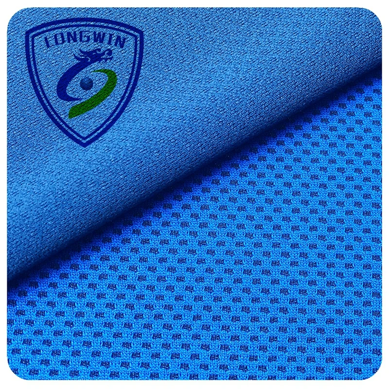 Полотенце для протирания пота REPREVE, переработанная Экологически чистая Полиэстеровая сотовая 3D сетчатая ткань