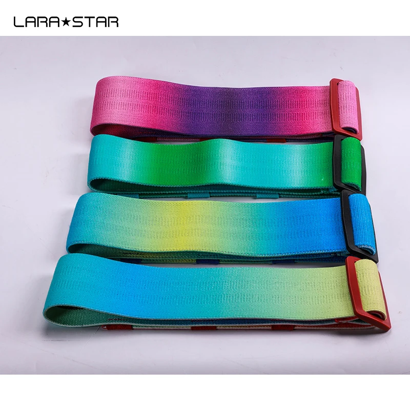 Custom Workout Resistance Band Booty Loop Comfortable Printed Fabric Exercise Leg Hip Circle Band, Fitness Elastic Glute Bands