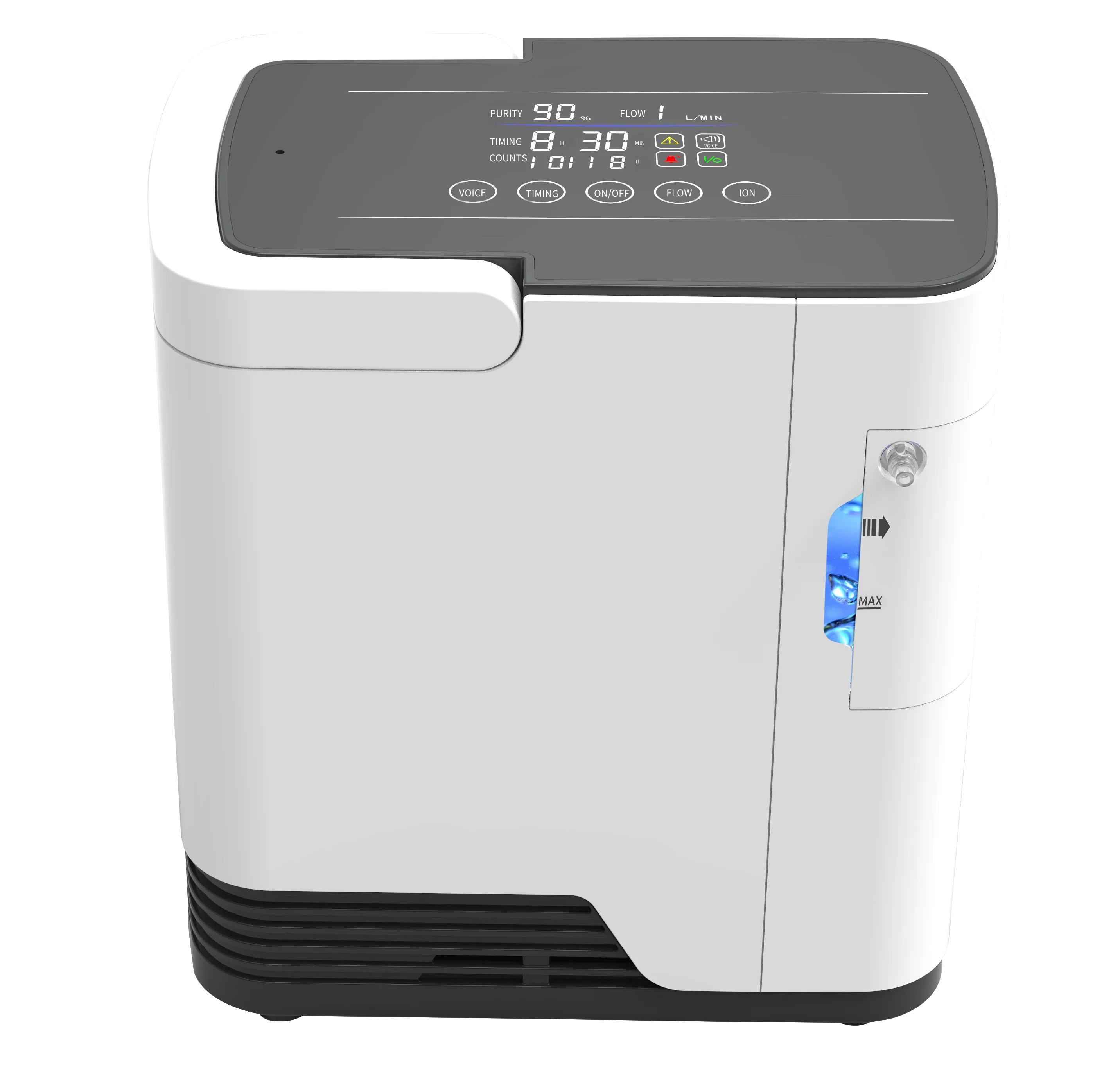 Texas warehouse Hot Selling Portable Low Noise 1-7L Household breathing exercise device Oxygen Concentrator