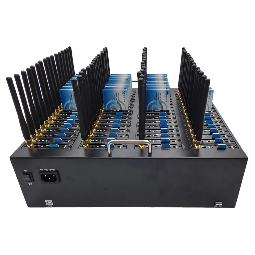 64 Sim 4G lte SMS модем 64 порта LTE SMS шлюз с бесплатным по SMS Simbox Goip Voip шлюз