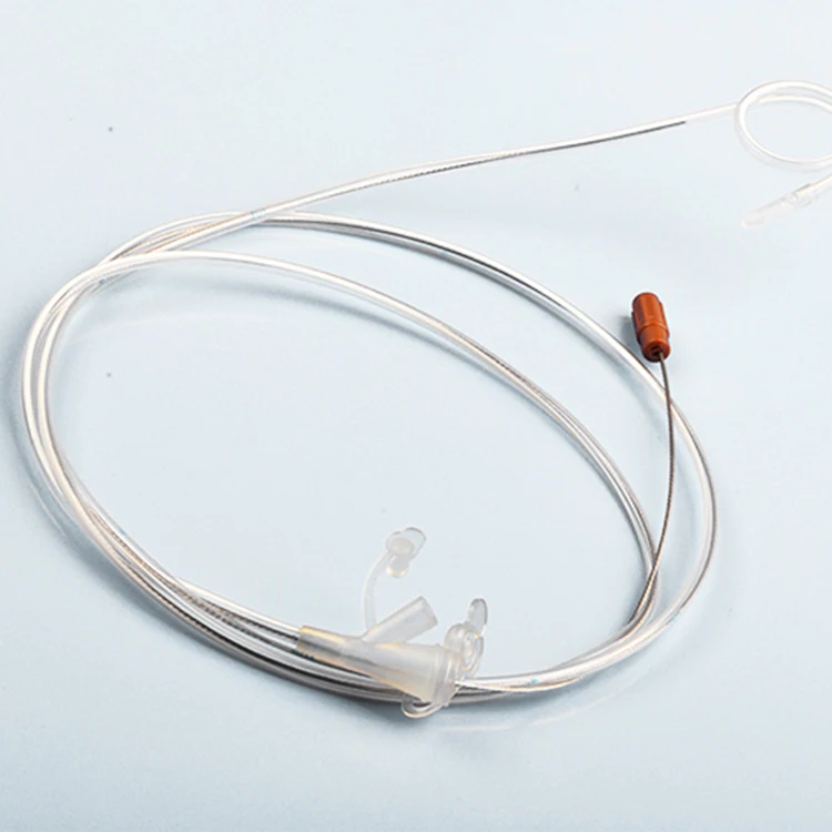 Disposable Medical Consumables Tpu Polyurethane Safeed Gastrostomy Gastric Tube Nasogastric Feeding Tubes