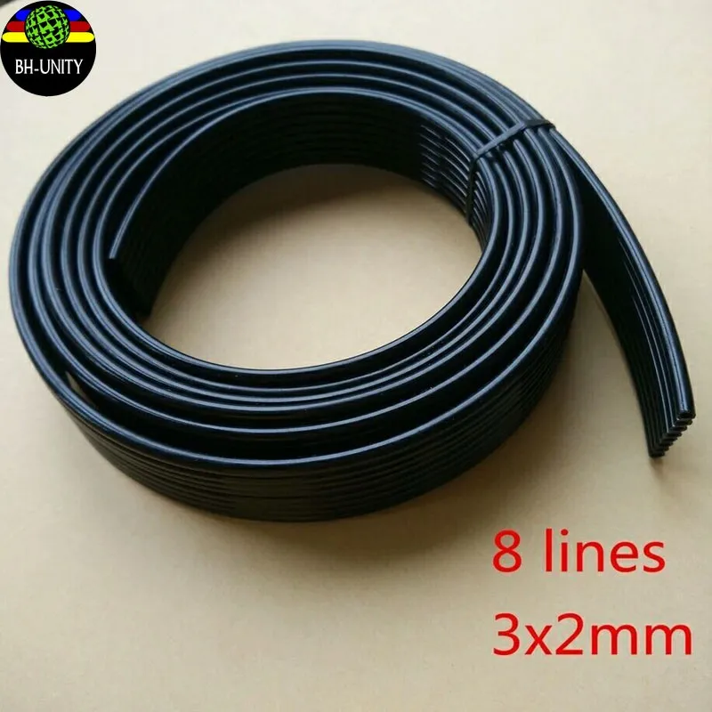 High quality 6*4mm 5*3mm 4*3mm 3*2mm 8 lines printer uv ink tube solvent ink pipe for ep son ro land mutoh mimaki printer