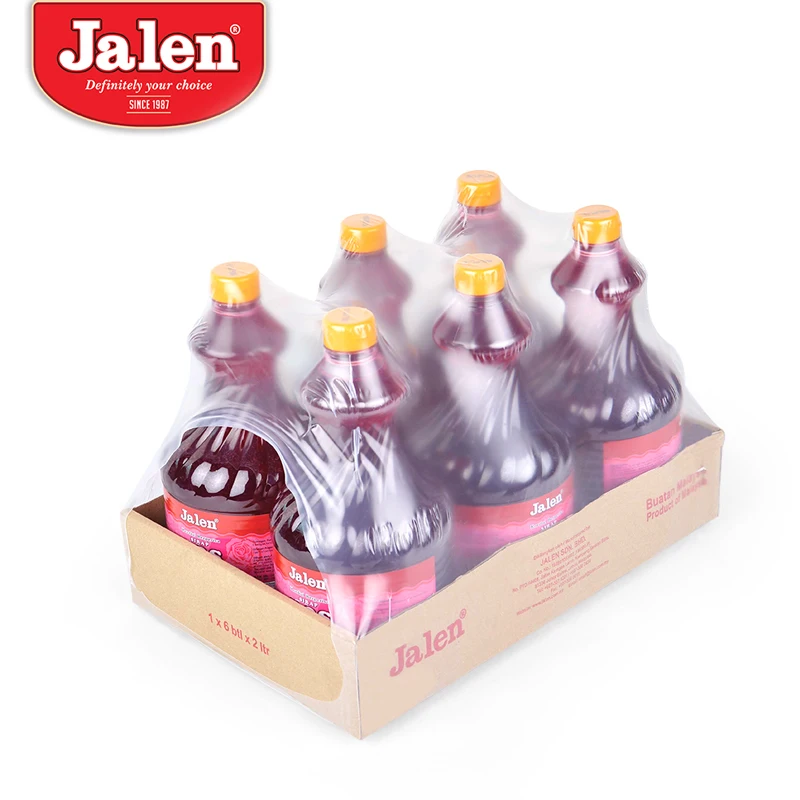 Hot Sale Premium Quality Delicious Sweet Rose Syrup Flavoured Cordial Drink 2L Refreshing And Flavourful