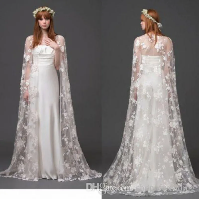 European and American style lace shawl bride wedding cloak wedding dress accessories photo photography catwalk performance elega