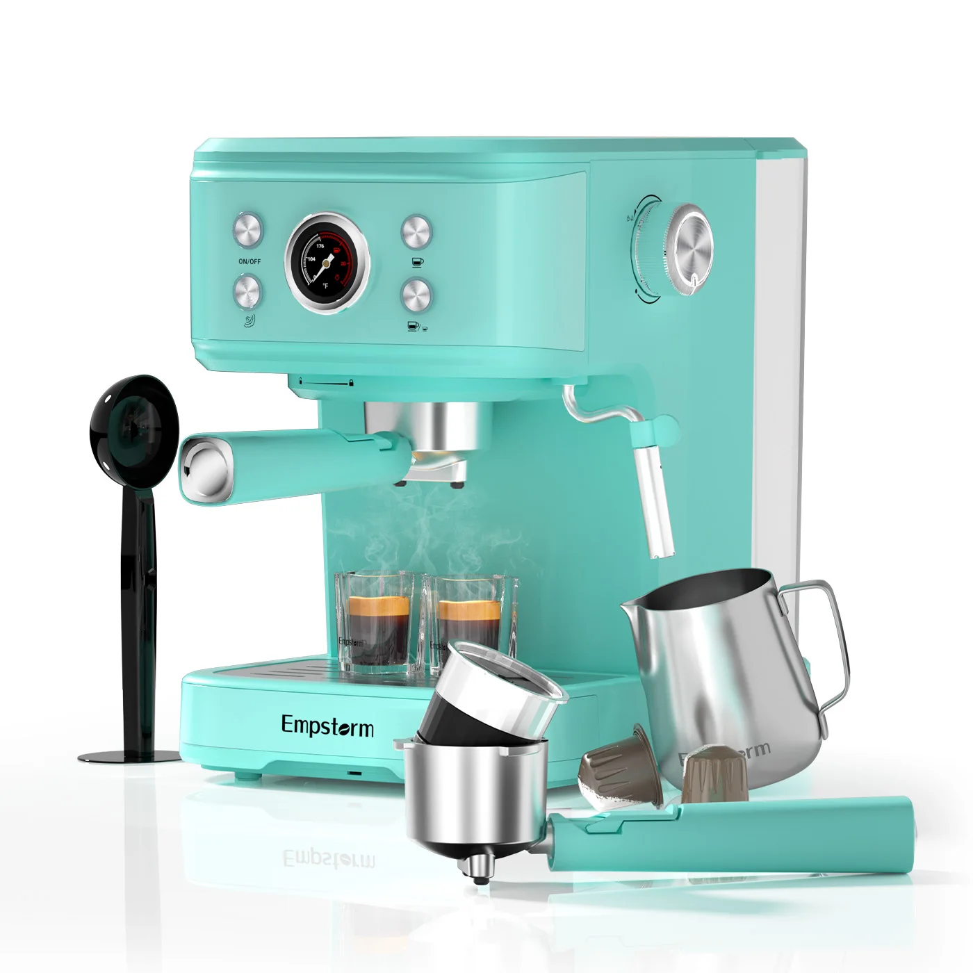 Empstorm original blue product coffee maker commercial 3in1 espresso coffee machine for retail and wholesale available now