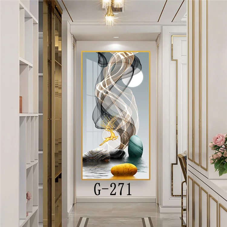 Роскошный домашний декоративный холст настенный художественный современный плакат Печатный фон картина для крыльца Настенная из хрусталя и фарфора