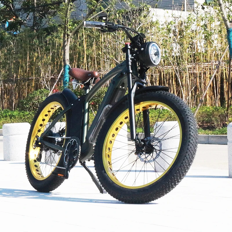 MF-908 eco & top configuration beach cruiser bicycle 26 inch  1000w fat tire electric city bike