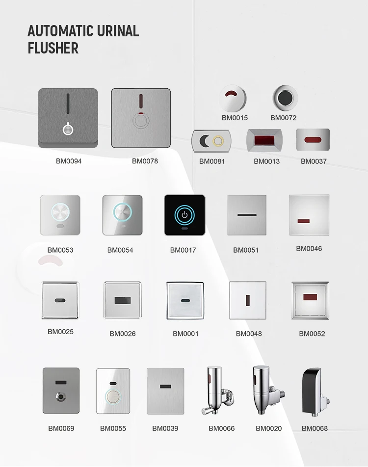 New Design Exposed automatic Urinal Flusher Hot Sale Wall Mounted Urinal Flushers