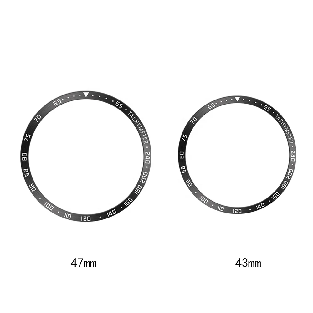 For Samsung Watch 6 Metal Case Frame Stainless Steel Protective Bezel Ring For Samsung Watch 6 Classic 43mm 47mm PC Bezel Ring