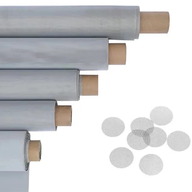 5 16 20 40 60 80 100 120 150 Micron Mesh SS304 Stainless Steel Woven Wire Mesh Roll for Sieve Filter