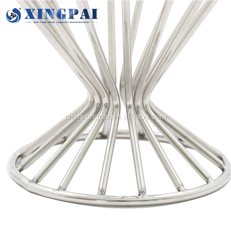 XINGPAI five star hotel fruit basket kitchen vegetable snacks dry fruit basket stainless steel fruit display stand