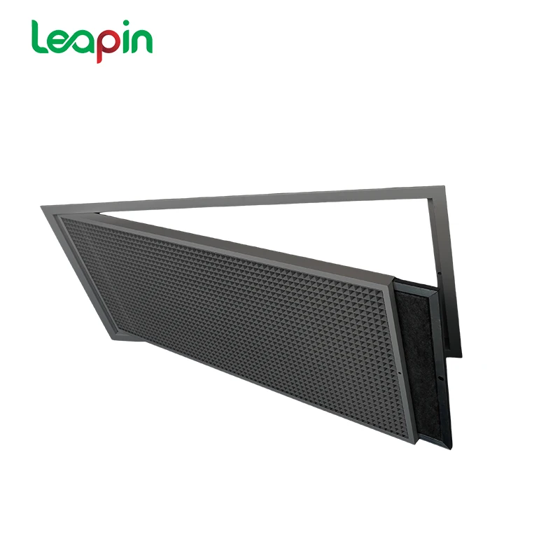 Hinged Door Eggcrate Type Air Return Grille with Removable Filter for Ventilation