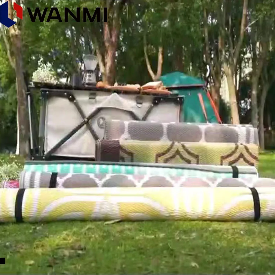 Easy Clean UV Protection Waterproof PP Polypropylene Plastic Outdoor Travellers Picnic Rugs