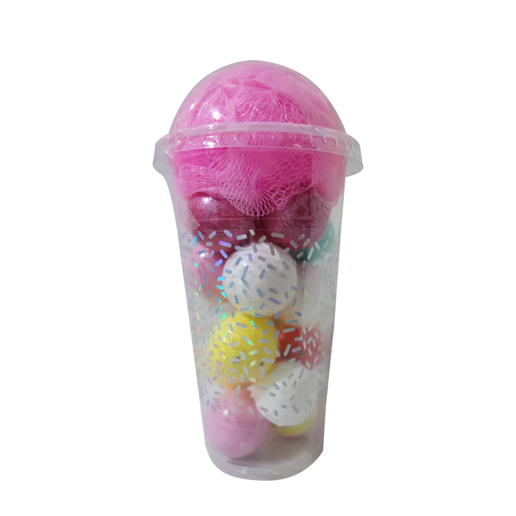 
Butter Ice Cream Bath Fizzer Ball Bomb Fizzy 