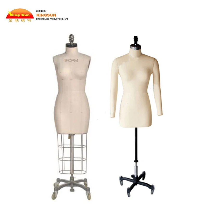 Fabric Hanging Body Form Tailoring Mannequin Legs Cheap Model Half Body Female Fiberglass adjustable Dress form tailoring Dummy