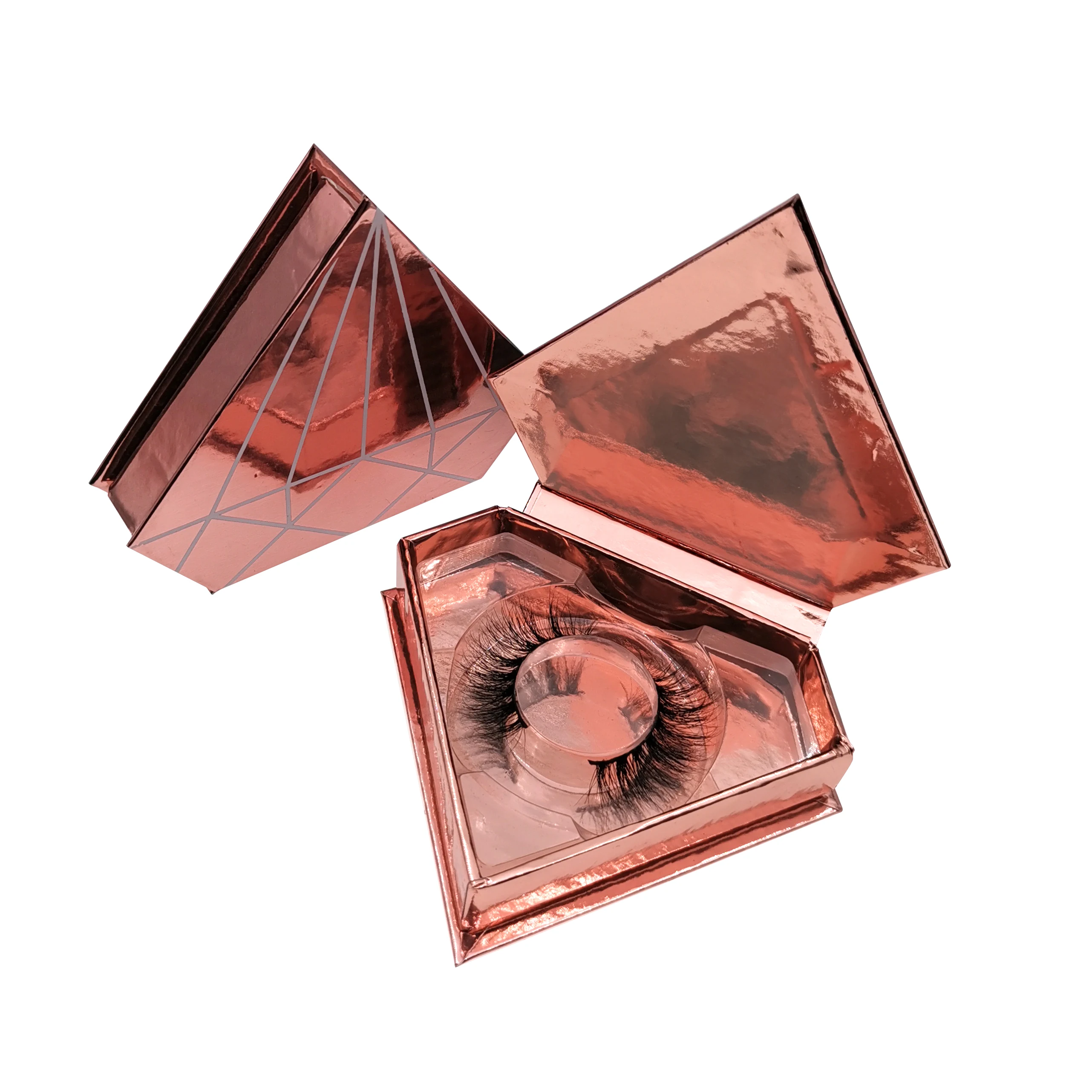 
Popular New Style 3D Real Mink Lashes Fur Hand Made 3D Multi Layered 10 Pairs Natural Soft Samples Provided OEM ODM 0.07MM 