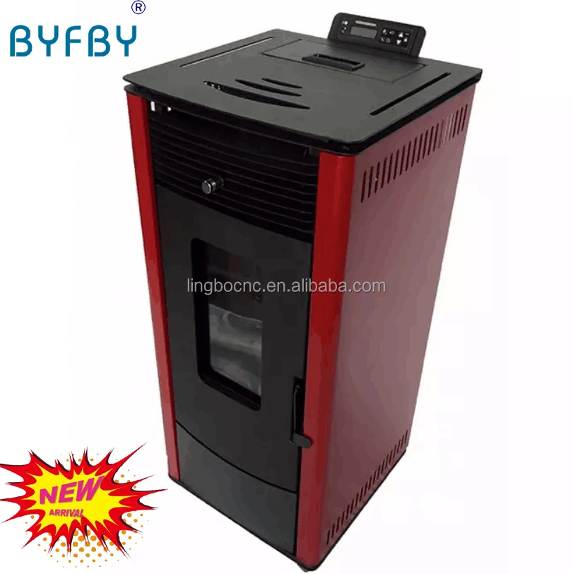 Microcomputer control greece 14Kw wood pellet stove manufacturer in China