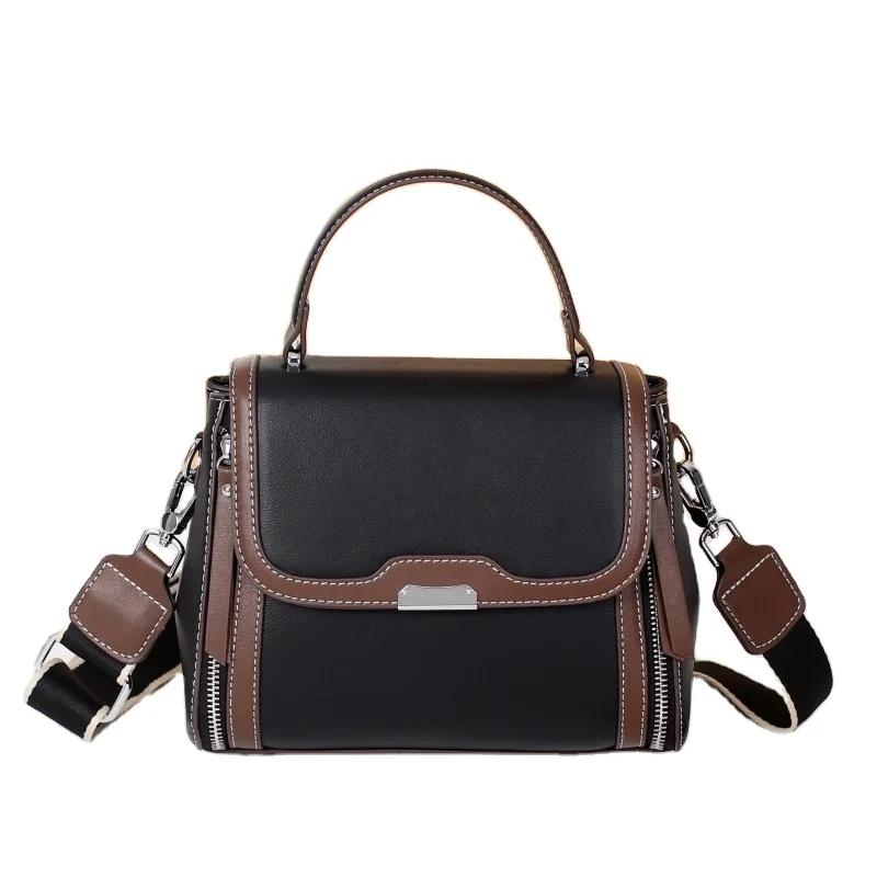 wholesale trendy fashion real cowhide leather handbags quality bags custom luxury ladies leather handbags