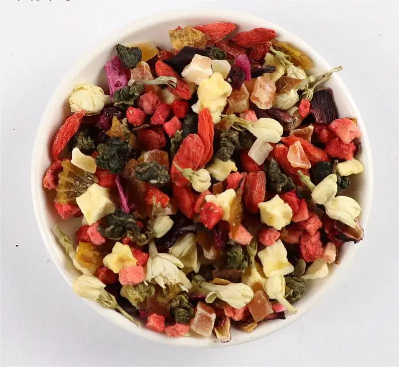 Jasmine strawberry fruit tea Bulk wholesale flower and fruit tea High quality Hot Selling Oolong Tea