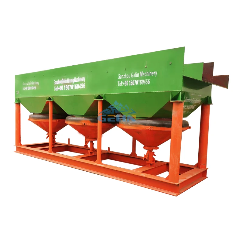 Jig machine of low cost processing line for manganese ore