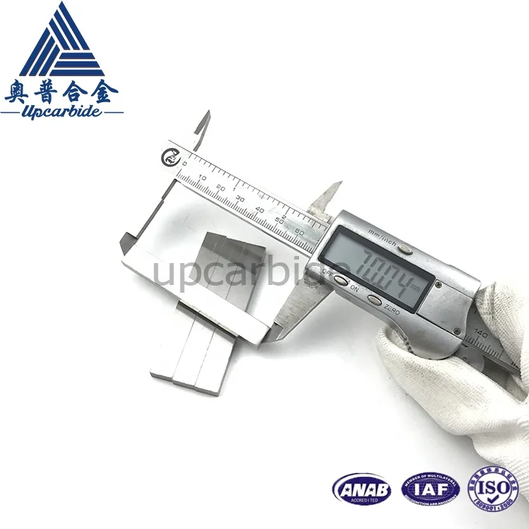  Zhuzhou завод чистого W 99.95% 70*9 3*4 9 мм 6 боковой полированный Tungsten