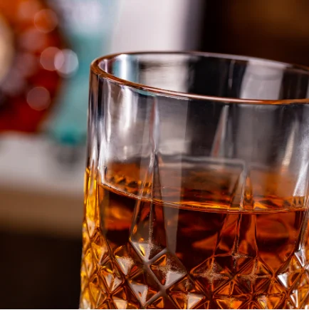 300 ml  Embossed Transparent Crystal Luxury Whisky Glass Cups Whisky Glass Set Popular