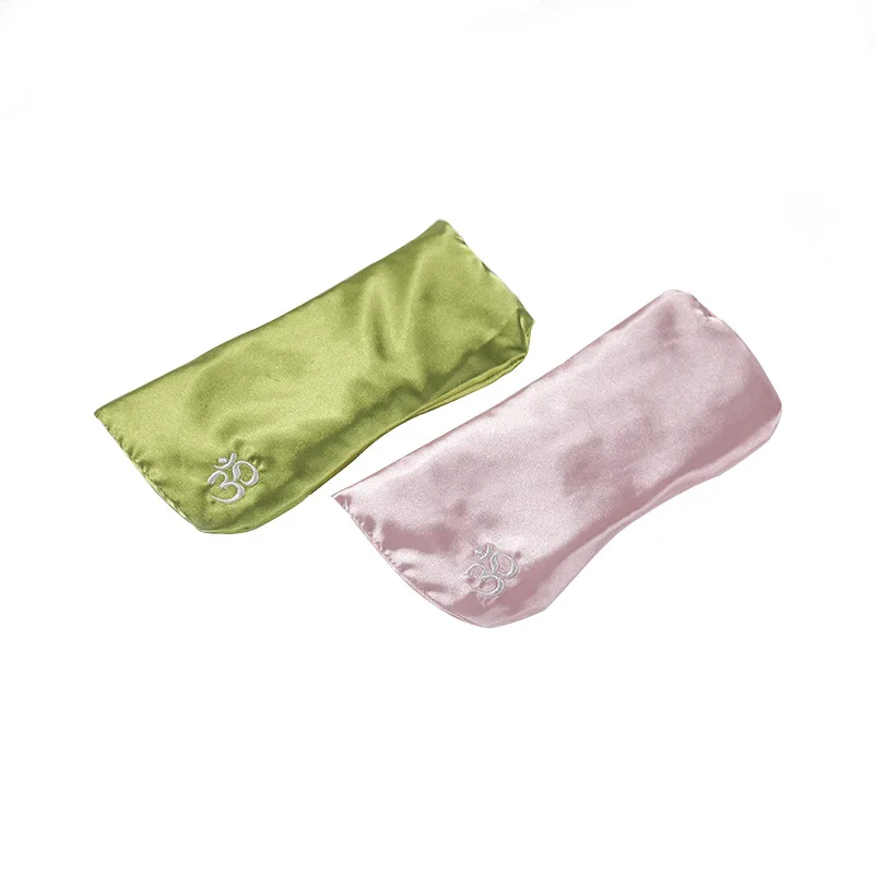 
Hot sell lavender and cassia yoga silk eye pillow with custom logo available 