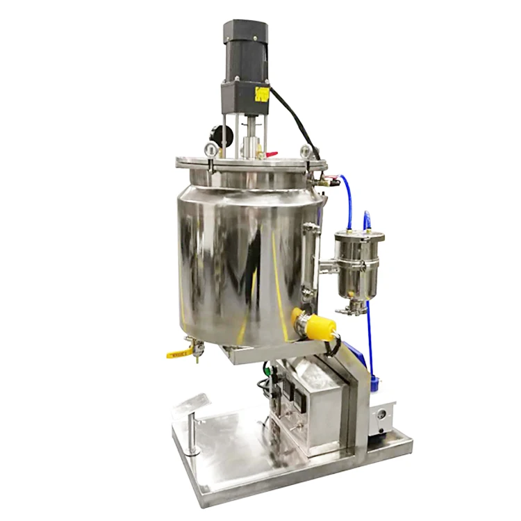 20L heated pressurized vacuum filling machine  Cosmetic lipstick filling machine