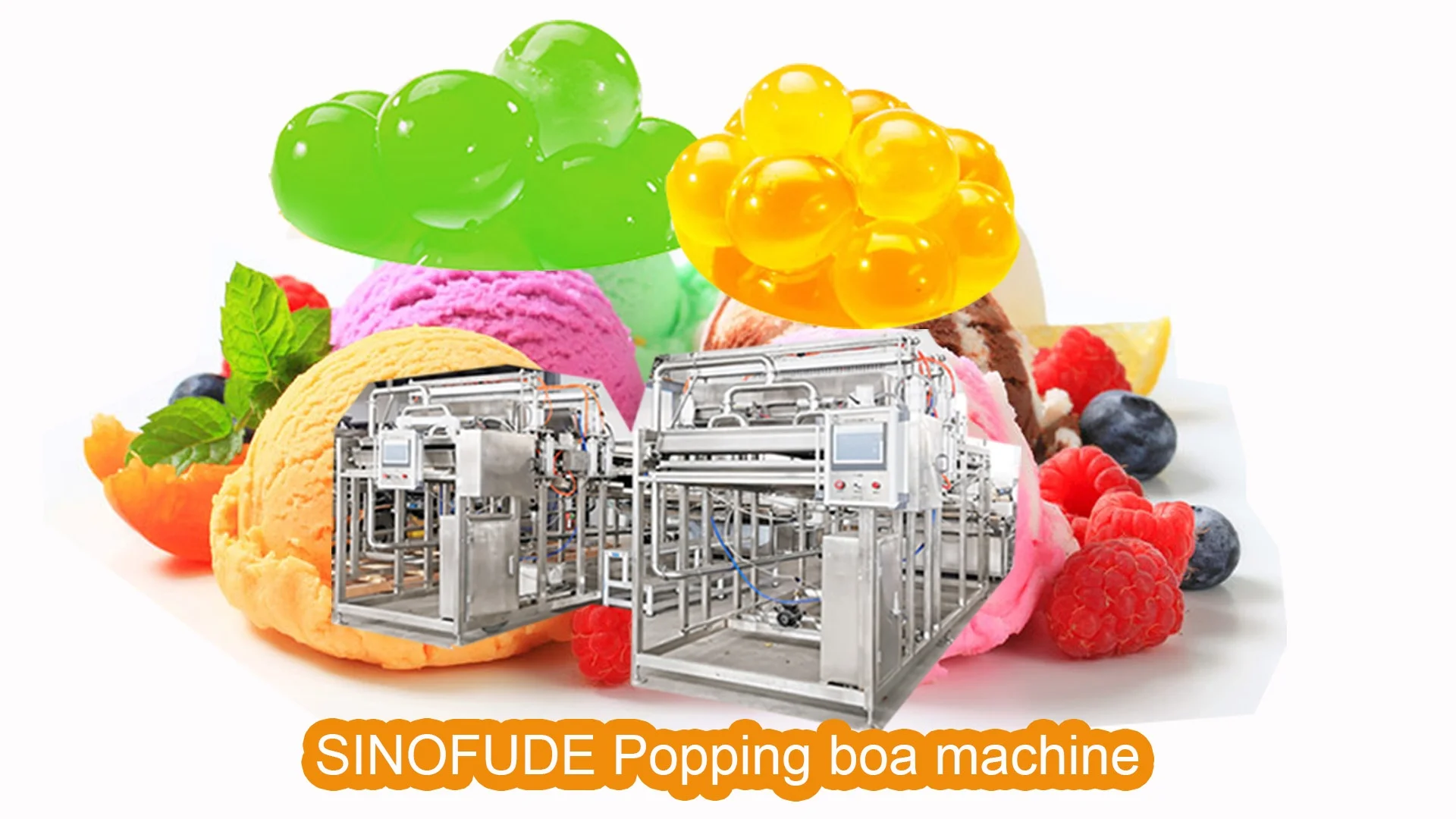 full automatic Taiwan popping boba depositing making machine for bubble tea pearls Simulation caviar production line