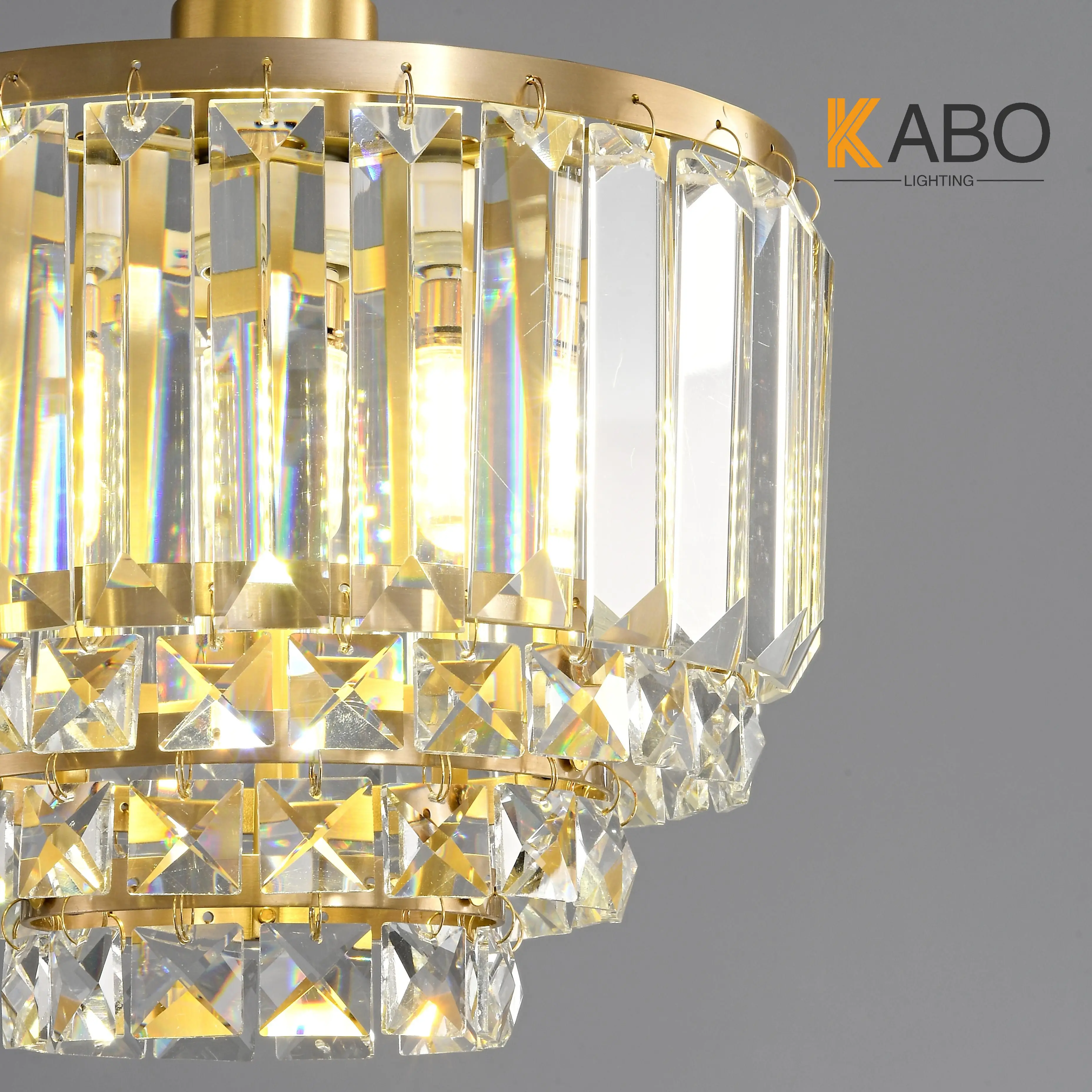 Современная Роскошная гостиничная подвесная люстра из латуни