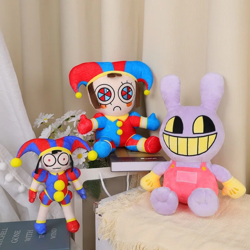 New Amazing Digital Circus Clown Plush Toy Digital Circus Doll Cartoon Funny Comic Plush Toy