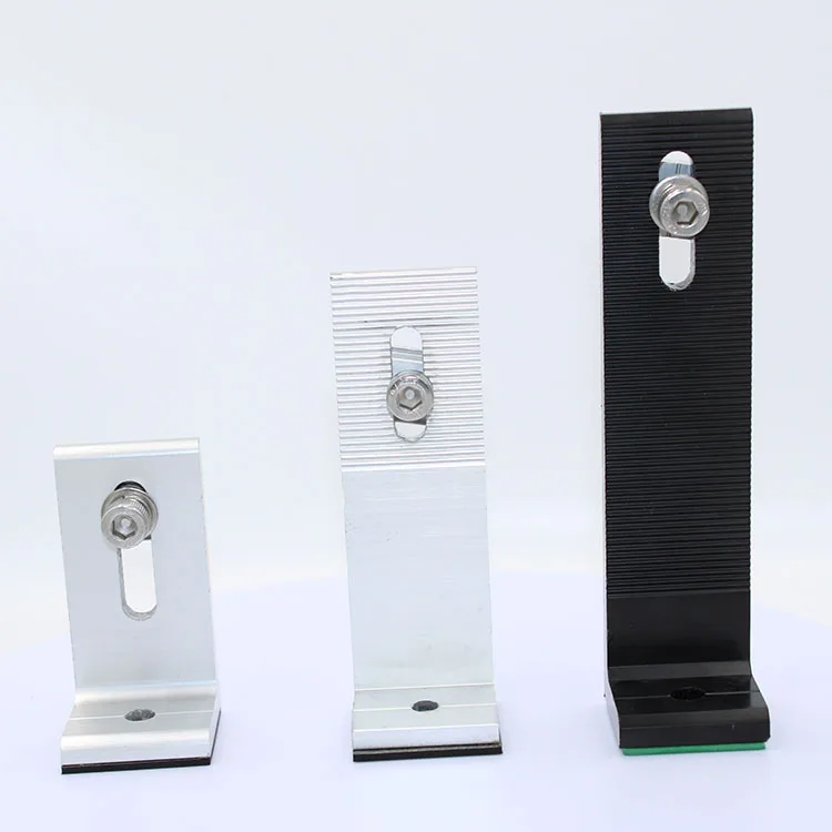 Top rated roof solar mounting system price 80 mm l foot sandwich panel roof mounting