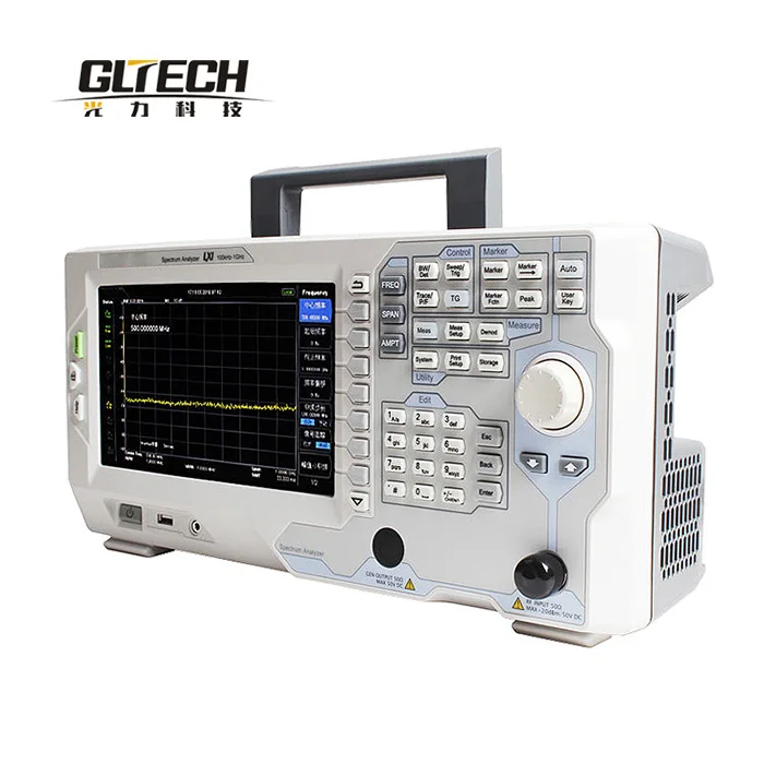 GLTech 3,2 ЖК-дисплей 6 ГГц портативный цифровой анализатор РЧ-спектра с генератором сигналов