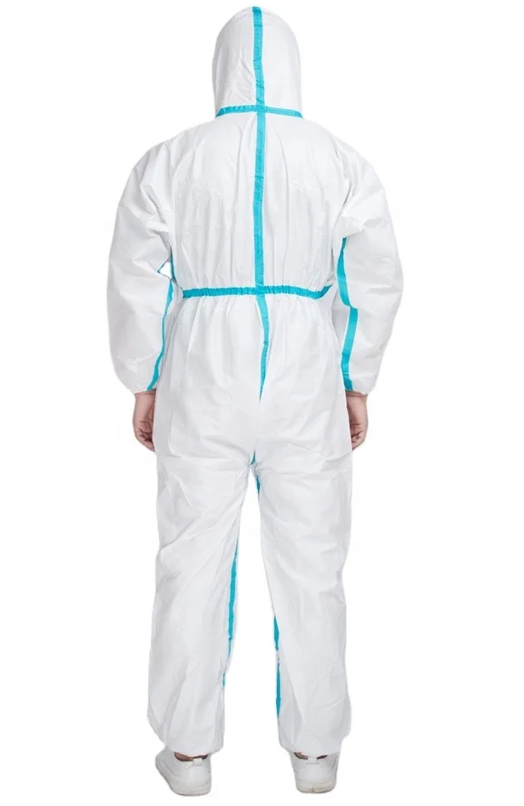Waterproof Disposable coverall Non woven Microporous PPES overol Suit with Taped Seam Sprayer Paint work uniform