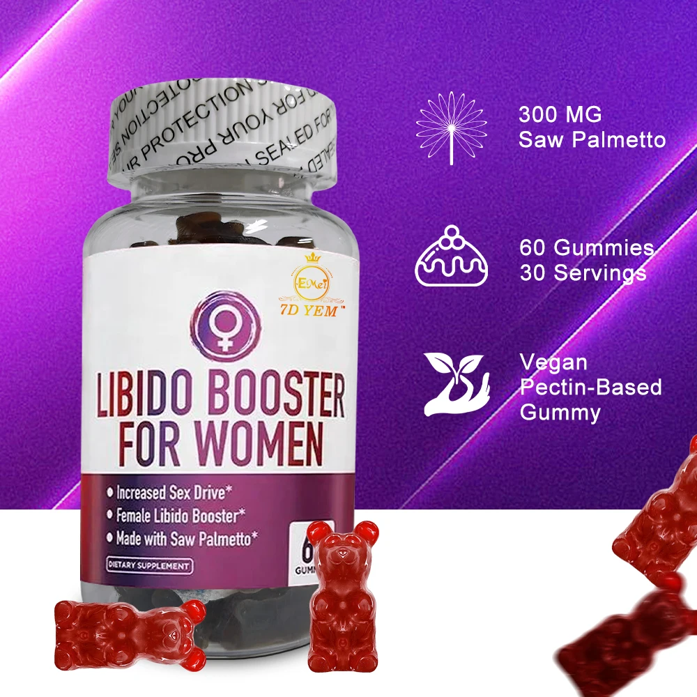 Increase Libido In Women Best Herbal Ingredients No Side Effects 100% Natural Growth Hormones Supplement Female Libido Gummies