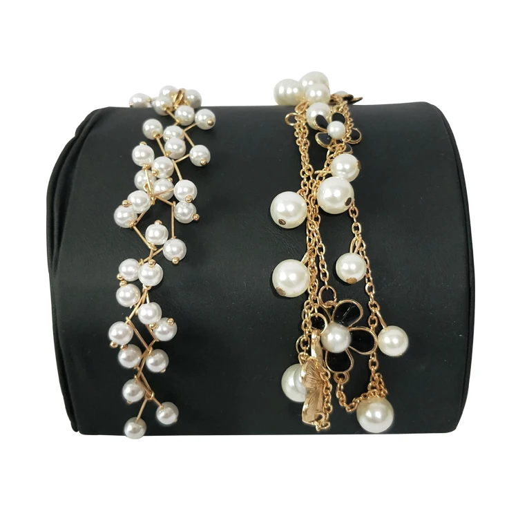 
Artificial leather jewelry display shelf Bracelet display bracket 