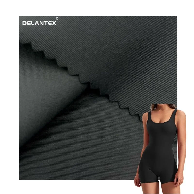 Delantex 86 нейлон 14 спандекс ткань для йоги спортивная одежда дружественная кожа трикотажная